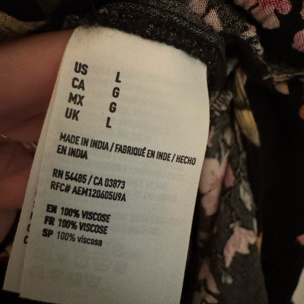 American Eagle Outfitters Black and Pink Jumpsuit - Picture 5 of 8